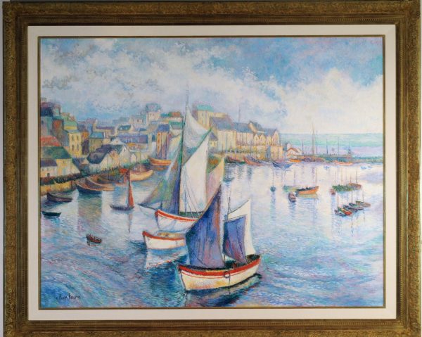 H. Claude Pissaro Le Port de Douarnenez